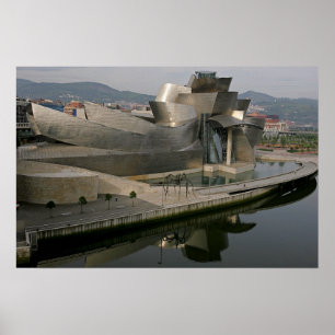 ビルバオ、スペインのGuggenheim博物館 ポスター