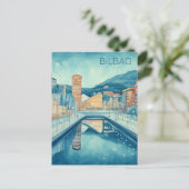 ビルバオ・スペインへの旅行 ポストカード (スタンド正面)