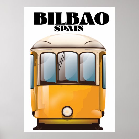 ビルバオ スペイン トラムの旅 ポスター (正面)