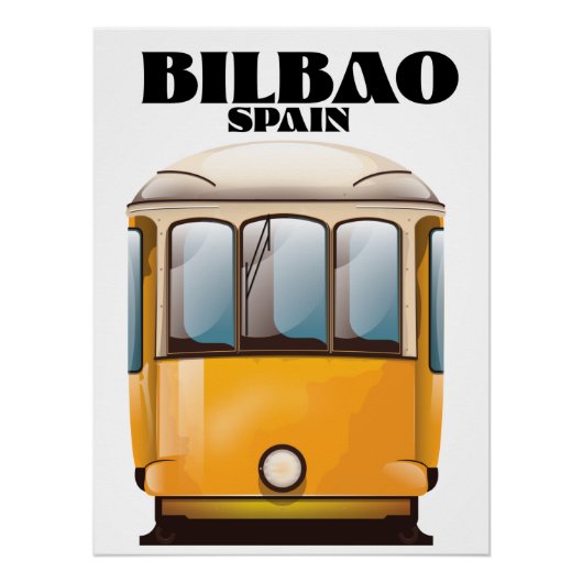 ビルバオ スペイン トラムの旅 ポスター (正面)