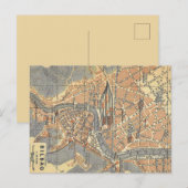 ビルバオ スペイン 古地図 ポストカード (正面/裏面)