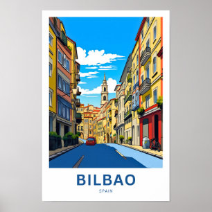 ビルバオ スペイン 旅行 ポスター