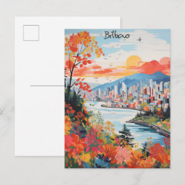 ビルバオ スペイン 旅行 都市 絵画 美学 ポストカード