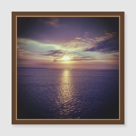 ビルバオ | 磁気カードの上の日の出海 (正面)