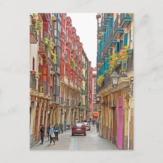 ビルバオ。19番 ポストカード (正面)