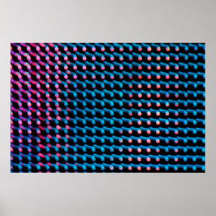 ビルボードのLEDライト。写真ぼやけだ ポスター