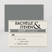 ビルボードウェディングRSVP 出欠カード (正面/裏面)
