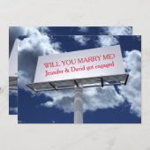 ビルボードサイン – 契約パーティの招待状 招待状 (正面/裏面)