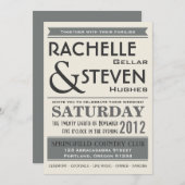 ビルボー結婚ドの収集 招待状 (正面/裏面)