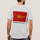 ビルマのための民主主義 Tシャツ (裏面)