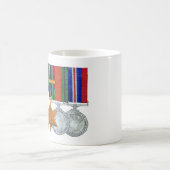 ビルマのクラスプマグカップとアトランティックスター太平洋スター コーヒーマグカップ (中央)