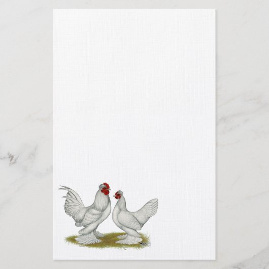 ビルマのバンタム 便箋 (正面)