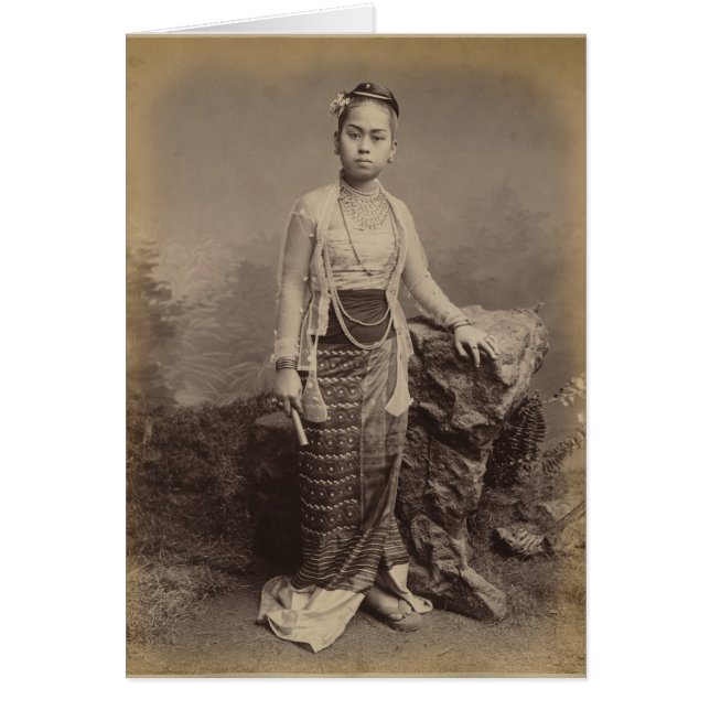 ビルマの少女， c.1875 (正面)