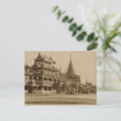 ビルマのHman Kyaungまたはガラス修道院 ポストカード (スタンド正面)