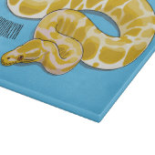 ビルマのPythonスネークアニメイラストレーション カッティングボード (角)