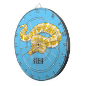 ビルマのPythonスネークアニメイラストレーション ダーツボード (正面右)