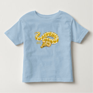 ビルマのPythonスネークアニメイラストレーション トドラーTシャツ
