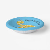 ビルマのPythonスネークアニメイラストレーション ペーパーボウル (傾斜あり)