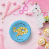 ビルマのPythonスネークアニメイラストレーション ペーパーボウル (パーティー)