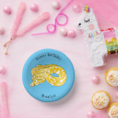 ビルマのPythonスネークアニメイラストレーション ペーパーボウル (パーティー)