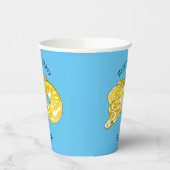 ビルマのPythonスネークアニメイラストレーション 紙コップ (左)