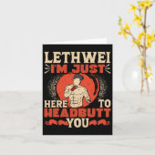 ビルマボクシングヘッドバットLethweiトレーニングArt Of 9 カード (黄色い花)