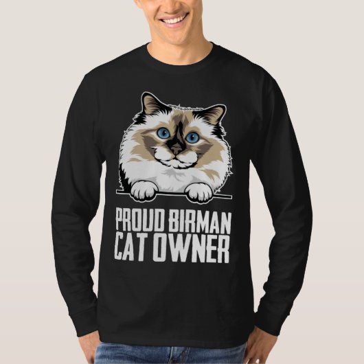 ビルマン+子猫+ビルマン+母+ビルマン+父+5 Tシャツ (正面)