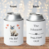 ビルマン+猫+結婚式+缶クーラー+ギフト 缶クーラー