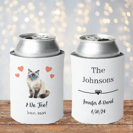 ビルマン+猫+結婚式+缶クーラー+ギフト 缶クーラー