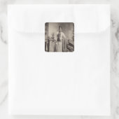 ビルマ人女性 スクエアシール (バッグ)