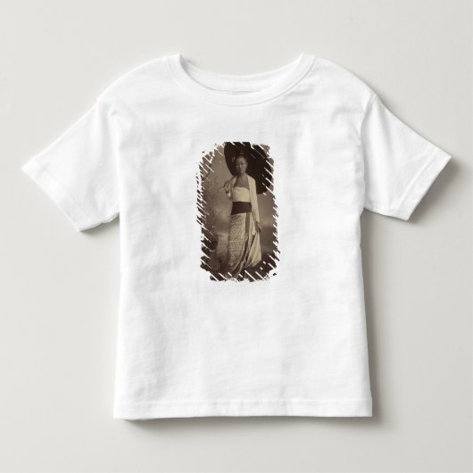 ビルマ人女性 トドラーTシャツ (正面)