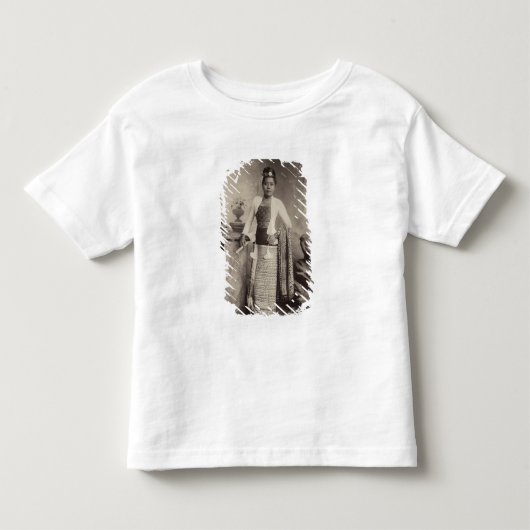 ビルマ人女性 トドラーTシャツ (正面)