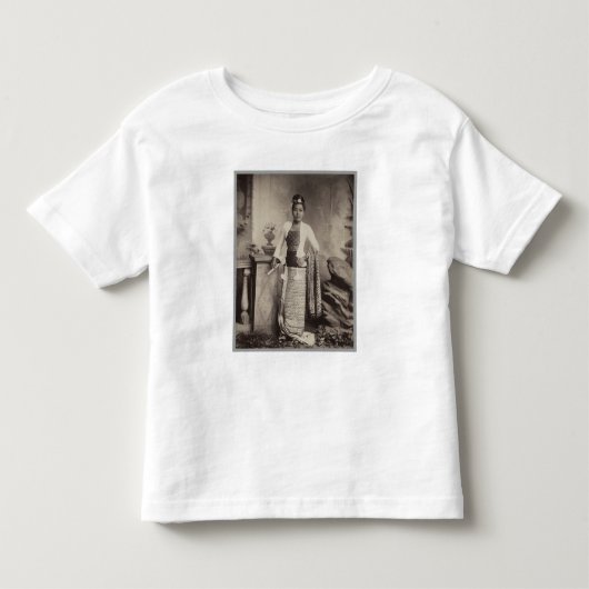 ビルマ人女性 トドラーTシャツ (正面)