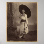 ビルマ人女性 ポスター (正面)