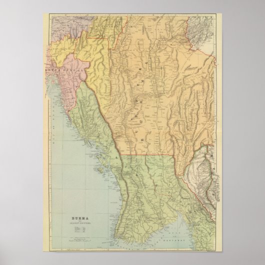 ビルマ及び周辺諸国 ポスター (正面)