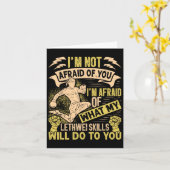 ビルマ語ボクサールトウェイインストラクター訓練ミャンマー カード (黄色い花)