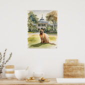 ビルマ語 – キャットアートプリント ポスター (キッチン)