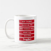 ビルマ髭そりのジングル2のコーヒー・マグ コーヒーマグカップ (左)