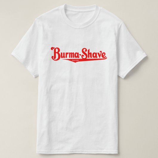 ビルマ髭剃りクリーム Tシャツ (デザイン正面)