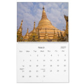 ビルマ2011のカレンダー カレンダー (3月 2027)