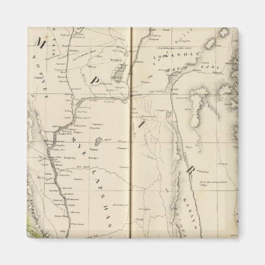 ビルマ、アジア96 マグネット (正面)