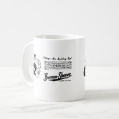 ビルマ(ビルマ)は愛情に満ちた目をそる      コーヒーマグカップ (正面左)