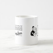 ビルマ(ビルマ)は愛情に満ちた目をそる      コーヒーマグカップ (中央)