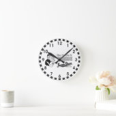 ビルマ（ビルマ）は愛情に満ちた目をそる     ラウンド壁時計 (ホーム)