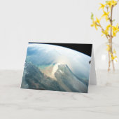 ビルマ(ミャンマー)のイラワディ川デルタ。 カード (黄色い花)