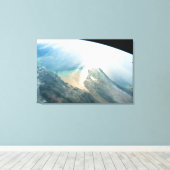 ビルマ（ミャンマー）のイラワディ川デルタ。 キャンバスプリント (インサイチュ (ウッドフロア))