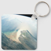 ビルマ（ミャンマー）のイラワディ川デルタ。 キーホルダー (裏面)