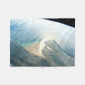 ビルマ（ミャンマー）のイラワディ川デルタ。 フリースブランケット (正面(横))