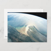 ビルマ(ミャンマー)のイラワディ川デルタ。 ポストカード (正面/裏面)