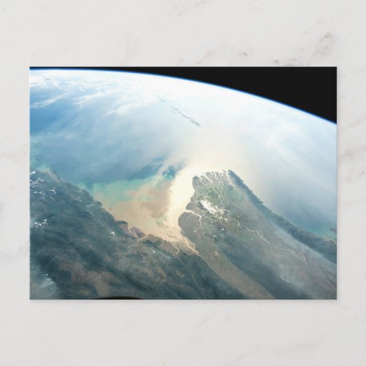 ビルマ(ミャンマー)のイラワディ川デルタ。 ポストカード (正面)